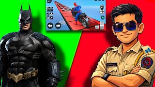 Mega Ramp Stunt Bike 3D - Batmen Motor Bike Motocross Impossible Racing - Android GamePlay screenshot 3