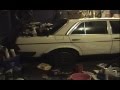 1983 Mercedes-Benz 240D - project update - garage