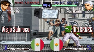 FT5 @kf2k2pls: Viejo Sabroso (MX) vs ACLSEVER (MX) [King of Fighters 2002 Plus kf2k2 Fightcade]