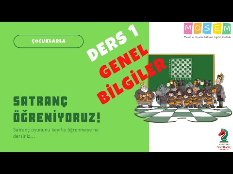 Satranç Öğreniyorum -  Ders 1:  Satrancı Tanıyalım