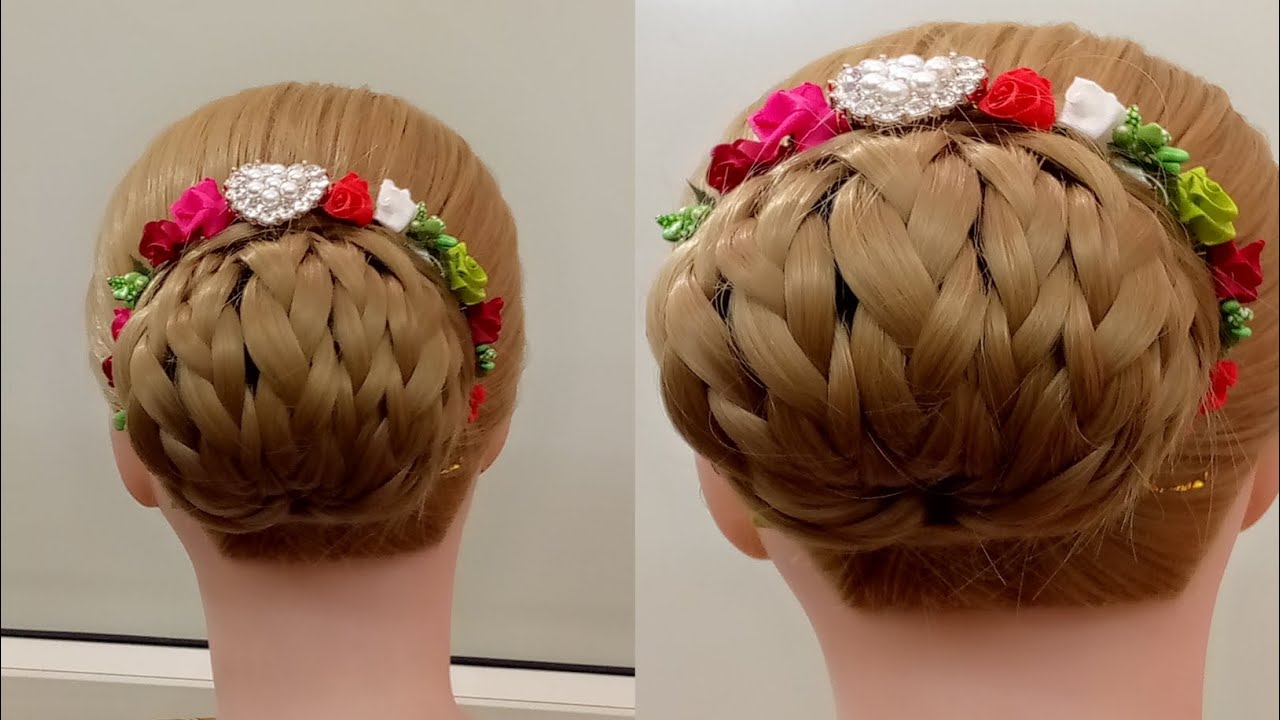 FOLDED BUN HAIRSTYLE | Unique Hairstyles - video Dailymotion