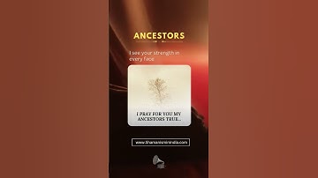 Thumbnail of I pray for you my ancestors true. Gratitude prayer for Ancestors. #ancestors #gratitude