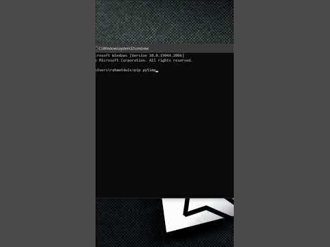 Install pySimpleGUI python - YouTube