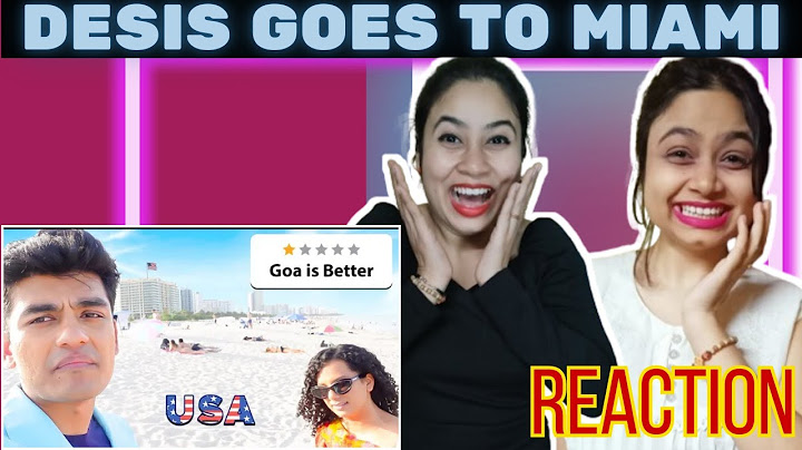 When a Desi Goes To an American Beach | Miami | REACTION