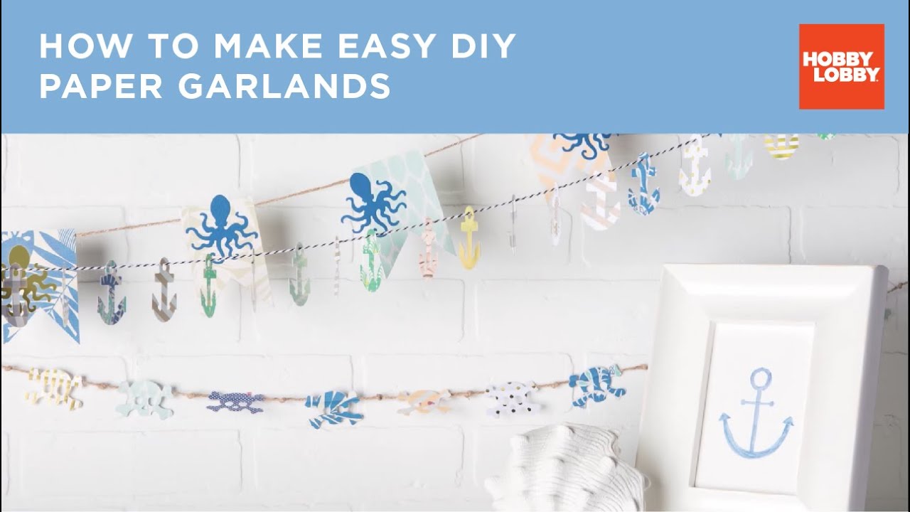 How to Make Paper Garland  Living Well Spending Less®