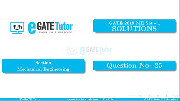 GATE 2019 ME Solutions || Consider the stress-strain curve for an..|| Strength of Materials || Q25
