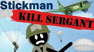 #stickman #kills #animation #funny  Stickman kill sergeant || Stickman mentalist killer sergeant || screenshot 5