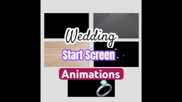5 Wedding Start Screen Animations Set Landscape to Photo Booth #shorts