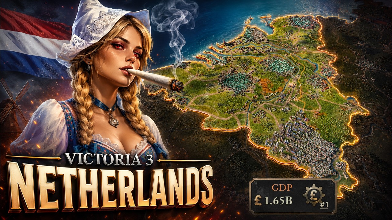 I grew the Dutch economy 800 times in 10 hours. Victoria 3 - YouTube
