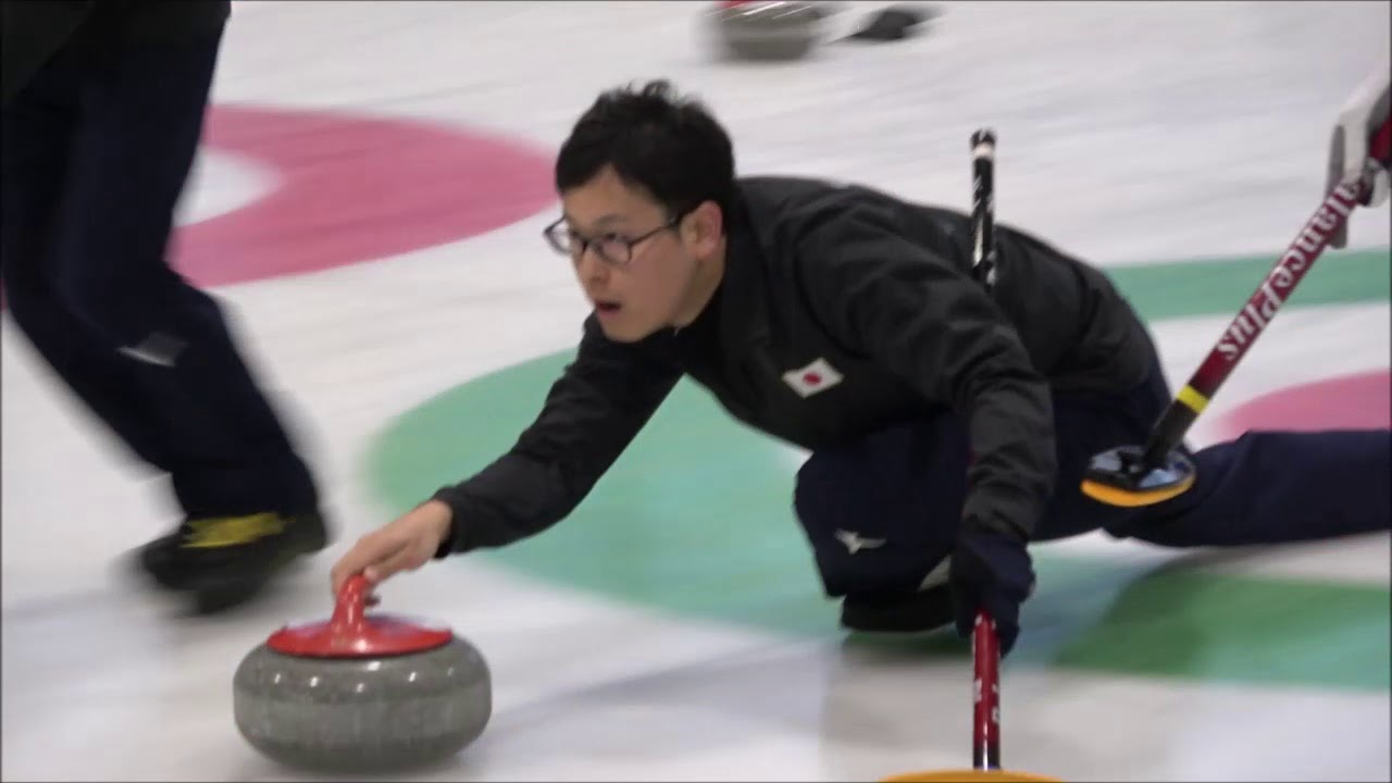 カーリング 12月17日アメリカ戦の様子 Youtube