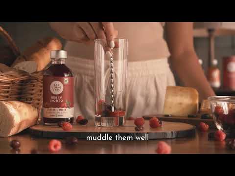 Berry Mojito - A Perfect Cocktail Mixer from Bab Louie & Co.