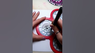 Geometric ASMR Minute #spirograph #satisfying #shorts