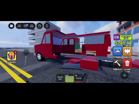 Playing "blow up the city" on Roblox (again!)