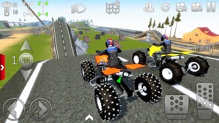 Motor Dirt orange Quad Bikes Extreme Off-Road #5 - Offroad Outlaws Bike Game Android ios Gameplay screenshot 5