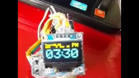 OLED ARDUINO RTC BASED CLOCK WITH TEMPERATURE AND HUMIDITY MEASUREMENT AND SETTING BUTTONS