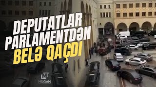 Qərardan sonra gürcü DEPUTATLAR PARLAMENT BİNASINDAN QAÇDI