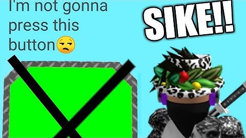 Flood escape 2 button trolling 😁