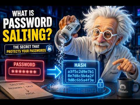 What Is Password Salting? | The Secret That Protects Your Passwords 🔐 | ITnstein