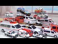 パト救消。パトカーと救急車と消防車を集めて楽しもう♪Rescue Pato. Collect police cars, ambulances and fire trucks and have fun♪
