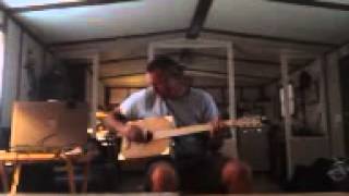 Homemade wine box guitar Big country.