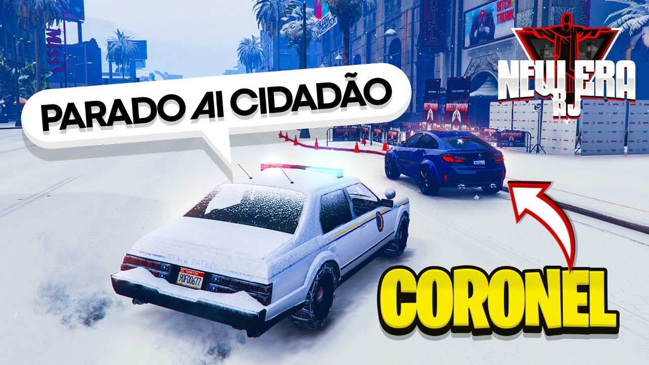 PATRULHEI COM A VIATURA DE NEVE NO GTA RP