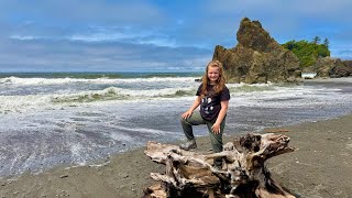 How Kid-Friendly is Ruby Beach in Olympic National Park, WA