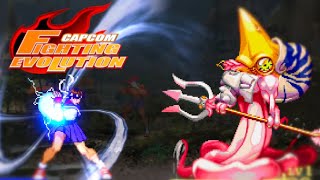CAPCOM FIGHTING EVOLUTION ALL SUPER MOVES