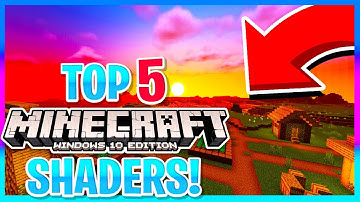 Top 5 Best Realistic Shaders Minecraft Bedrock Edition (1.16+) | Windows 10 Shaders