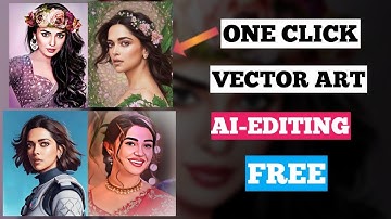 Create Vector Art Image Just One Click | Cartoon Photo Editing In Mobile | AI-EDITING #SANGRAM SB