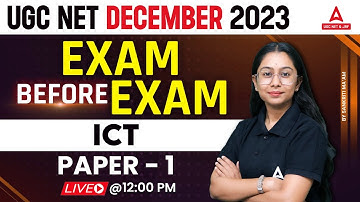 UGC NET ICT Paper 1 | UGC NET ICT Exam Before Exam #1 By Sanskriti Jain