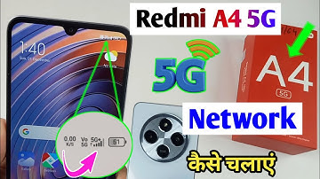 redmi a4 5g network settings / redmi a4 5g me 5g kaise chalaye / redmi a4 me 5g network kaise laye