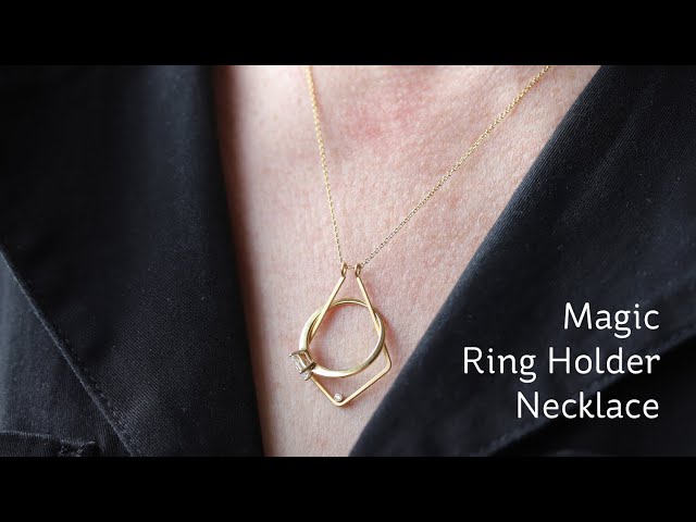 The Best Ring Holder Necklaces You Can Buy | Emmaline Bride | Wedding ring  necklace holder, Ring holder necklace, Rings cool