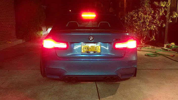 F80 M3 Remus axle back, Active Autowerke midpipe, VRSF downpipe