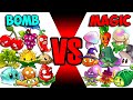 Team BOMB vs MAGIC - Which Team Plant 's Best? - PvZ 2 Team Plant Vs Team Plant