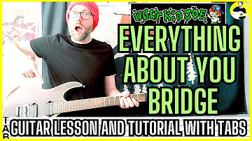 Ugly Kid Joe - Everything About You Bridge Guitar Lesson | Tab | Tutorial