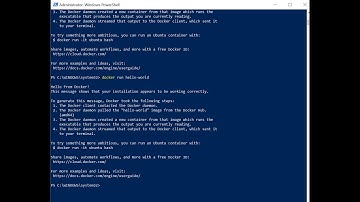 IPGRAY : Docker - How to download and install Docker Container in windows