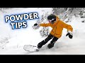 Tips for Snowboarding in Powder