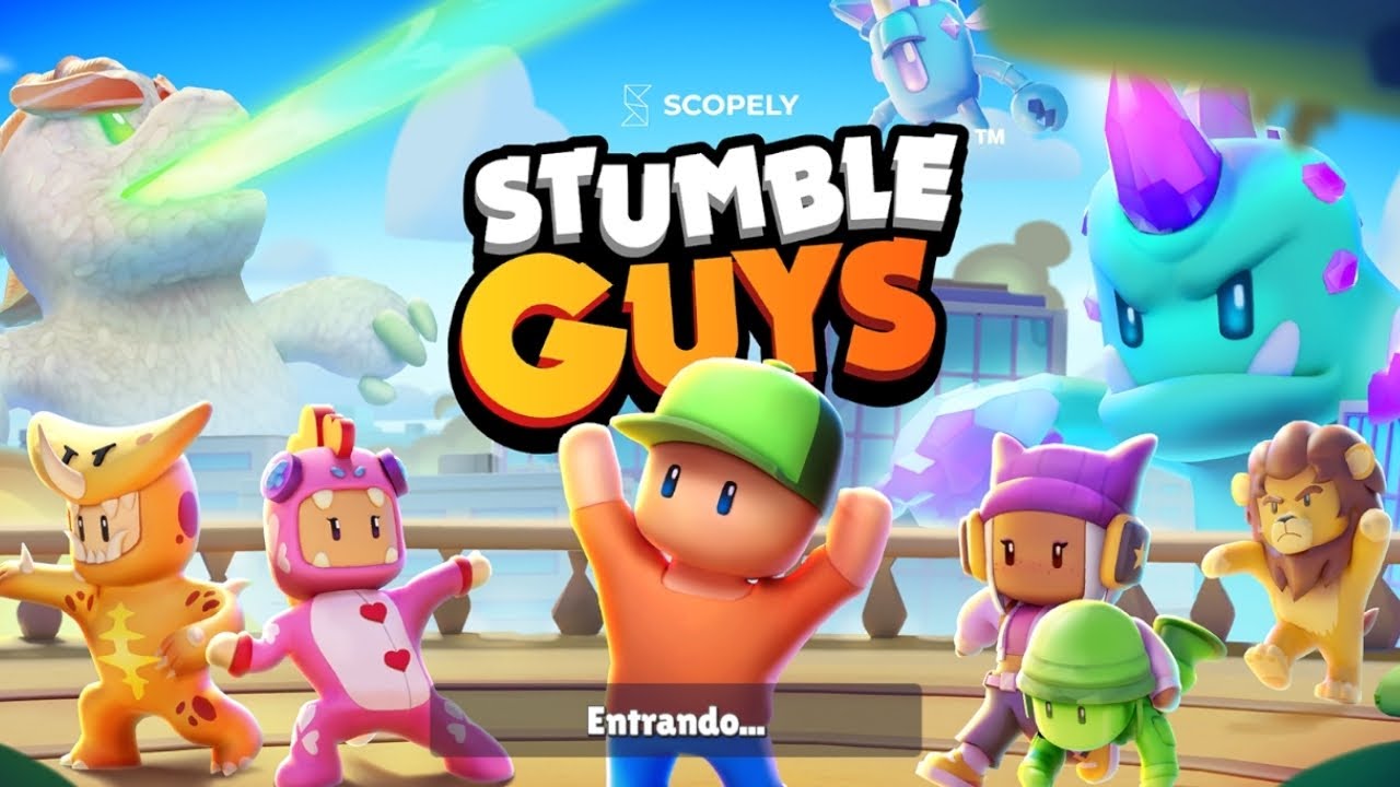 Pegando 1200 gemas no stumble guys (parte 1)