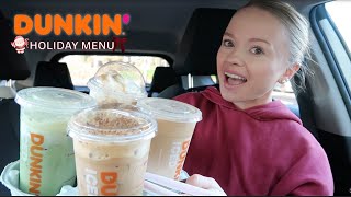 DUNKIN' DONUTS Holiday Menu | Cookie Butter Latte, Toasted White Mocha, & Wicked