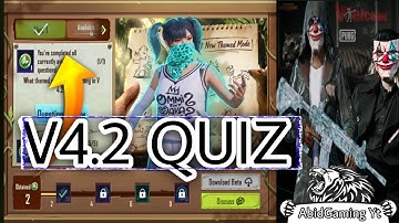 PUBG MOBILE V4.2 Quiz New Themed Mode Explained | Quick Reward Guide