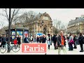 Paris france   paris walking tour 4kr 60 fps  paris walk 4k  paris spring 2024