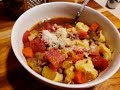 Vegetable Beef and Tortellini Soup