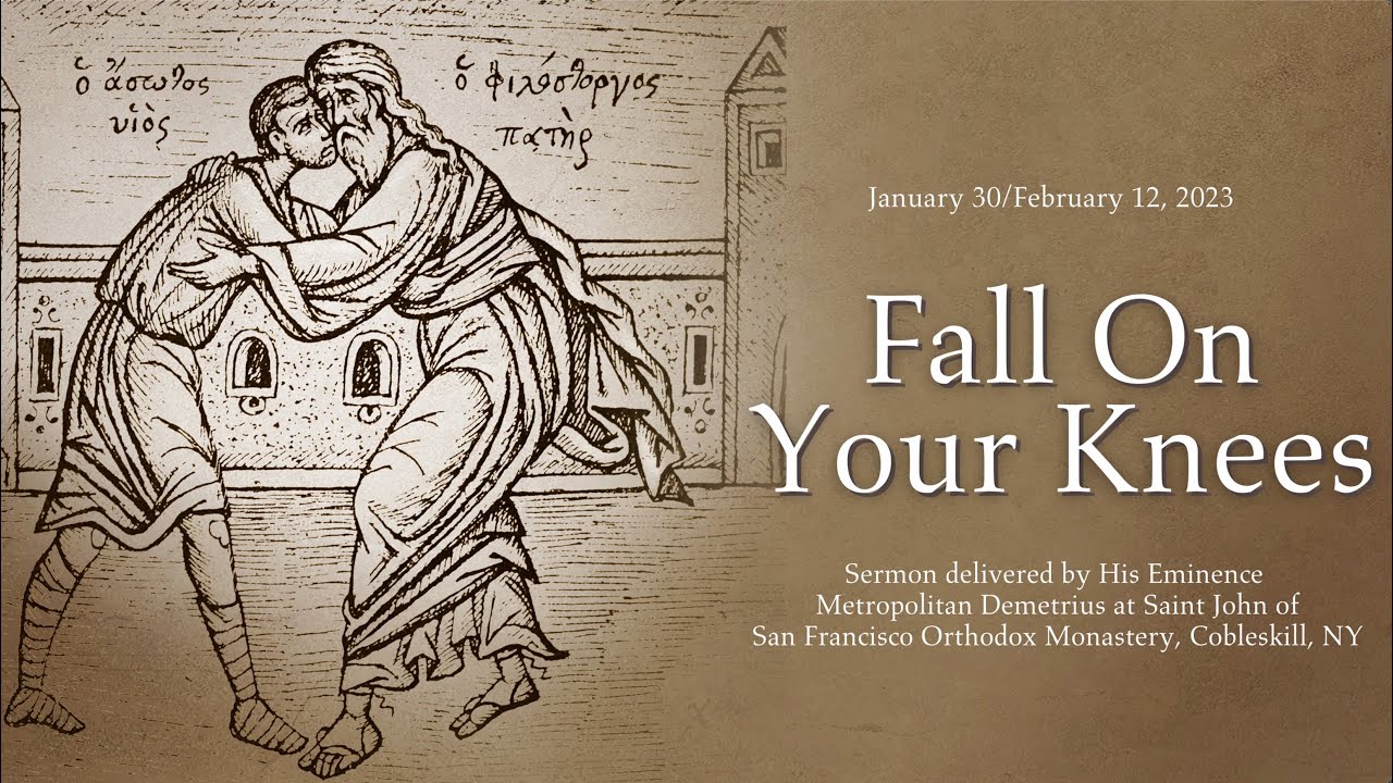 Падите на колени – Проповедь митрополита Димитрия