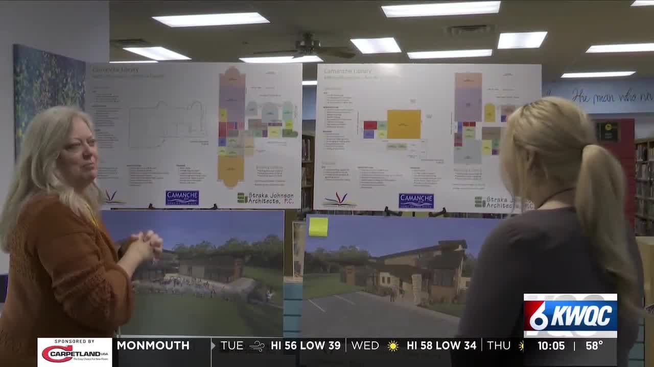 Camanche voters to decide on library renovations - YouTube