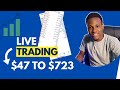 Forex Day Trading: $47 to $723 Conservatively| FTMO Challenge Passed!