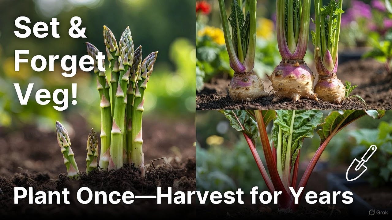 Посадите эти 4 овоща один раз и забудьте о них — собирайте урожай всю жизнь