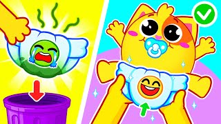 Diaper for Kids | Funny Songs For Baby & Nursery Rhymes by Toddler Zoo