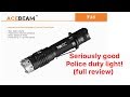 Dual fuel, 2000 lumen tactical duty flashlight : Acebeam T36