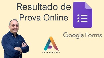 Tutorial Formulários Google - Para Correção e Analise de Resultado  de Prova Online
