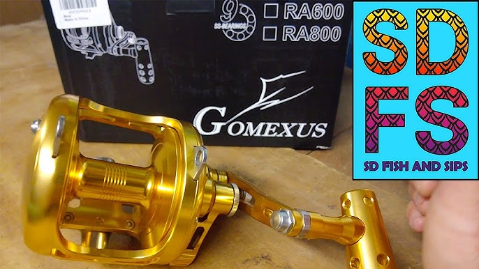 GOMEXUS Saltwater Trolling Reel HX Series 2 Speed 30W to 80W 50-132lbs